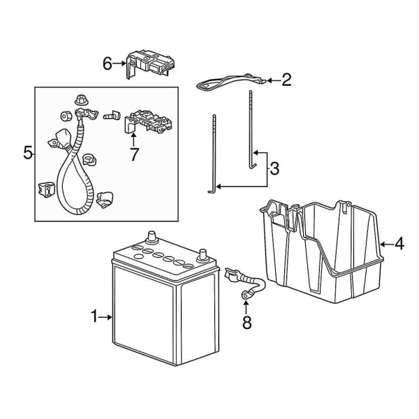 For Terminal Assembly Battery Fuse 38210-tk6-003