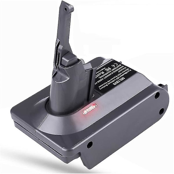 V8 Adapter Mil18v8, konverter til Milwauke 18v Li- til V8