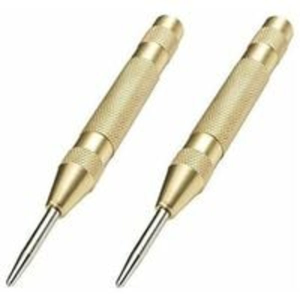 Set med 2 automatiska stansar för metall eller trä (guld)