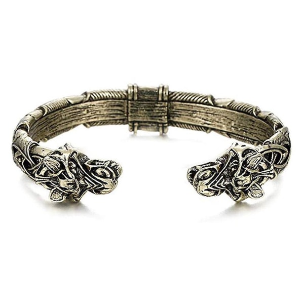 Handgjorda armband Norse Arm Handgjorda Viking Head