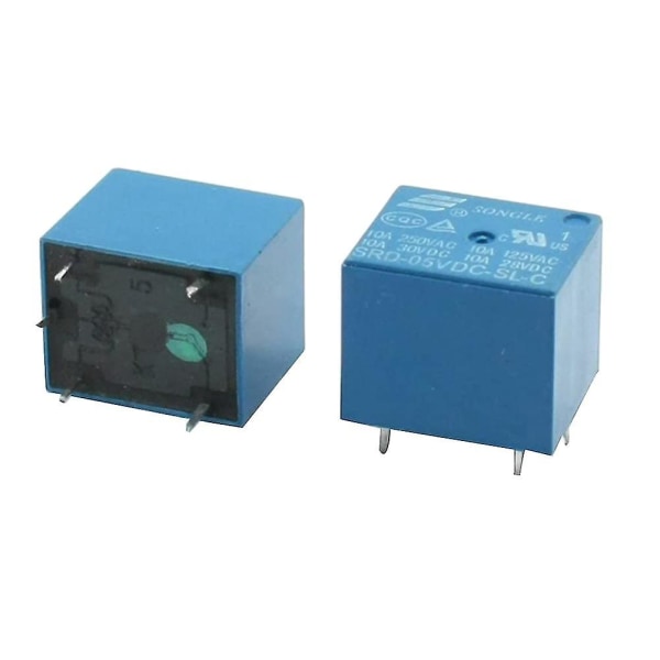 50 stk Srd Relé Srd-05v-sl-c Srd-09v-sl-c Srd-12v-sl-c Srd-24v-sl-c 10a 250vac 5-pins T73 Rel