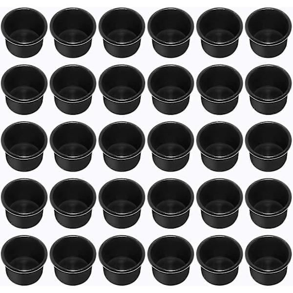 30 stk Mini Lysestaker (30 stk, Svart), Metall Lysestake, Liten Metall Lysestake, Lysestake, Liten Lysestake, Juleborddekorasjon Kan