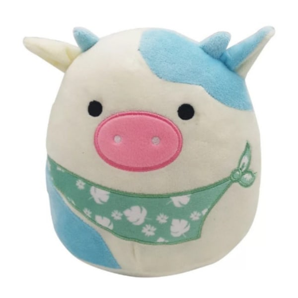 20 cm Squishmallow Pude Plyslegetøj PINK DOG PINK DOG cow blue and white