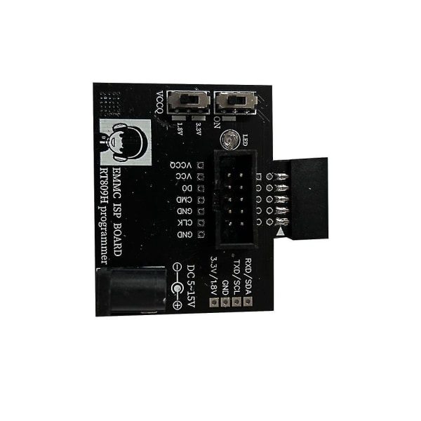 1 stk Emmc Isp-kort for Rt809h-programmer Emmc-adapter 5-15v Rask lese- og skrivehastighet Ca