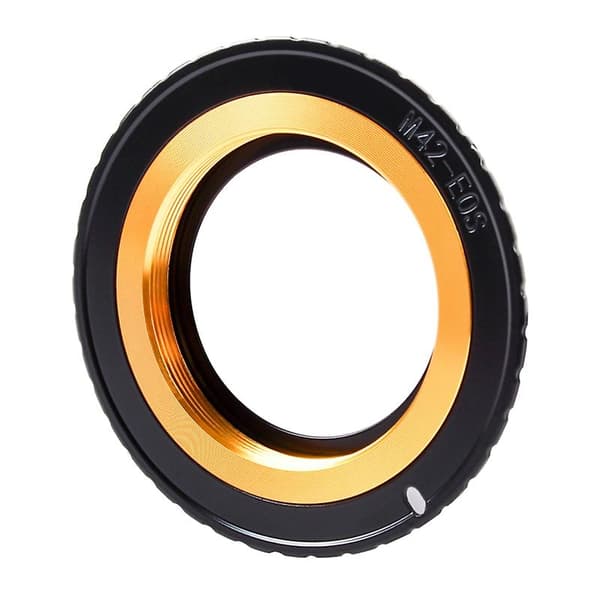 Adapterring för M42-objektiv till Canon EOS Ef 5diii 5dii 5d 6d 7d