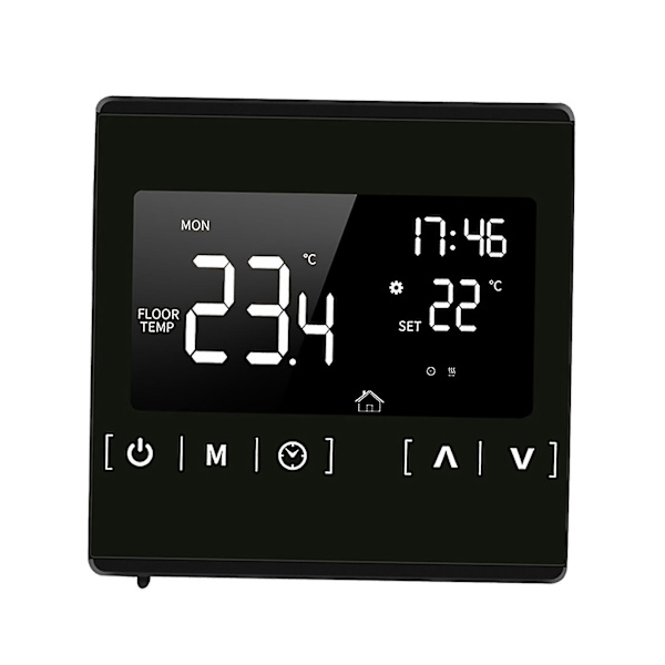 Smart LCD-pekskärms termostat för hem programmerbar elektrisk golvvärme system termoregulator Ac 85-250v temperaturregulator