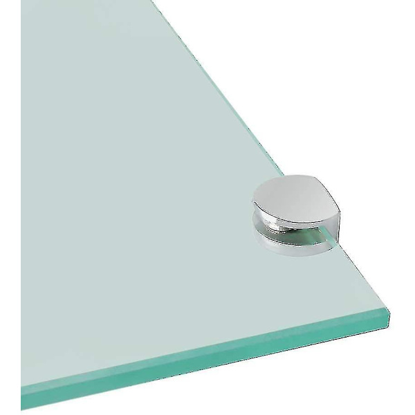 Glas Klemme Glas Hylde Beslag Væg Hylde Beslag Justerbar Armatur, 8-10mm Tykt Adaptivt Glas,