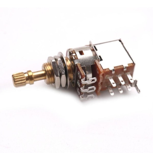 Push Pull Potensiometer / Bryter Potensiometer Elektrisk Gitar Volum Golden B500k