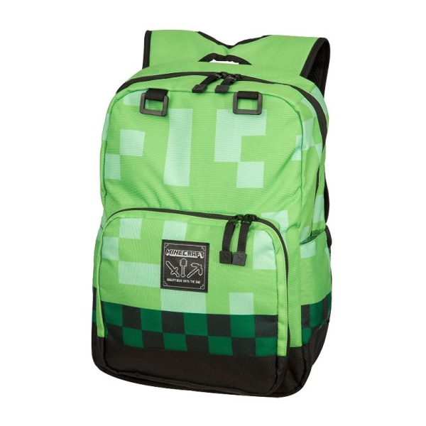 Minecraft Creeper Ryggsäck Skolväska Barn Pojkar Present A
