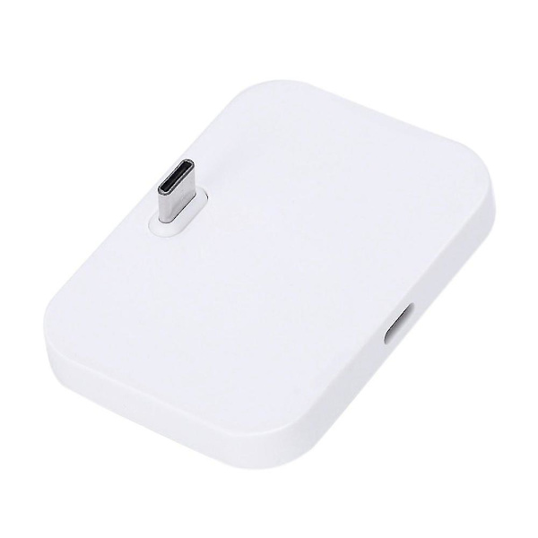 Mobiltelefon Skrivbord Typ-c Laddare Stativhållare Mobiltelefon Usb-c Laddningsdockningsstation Silver