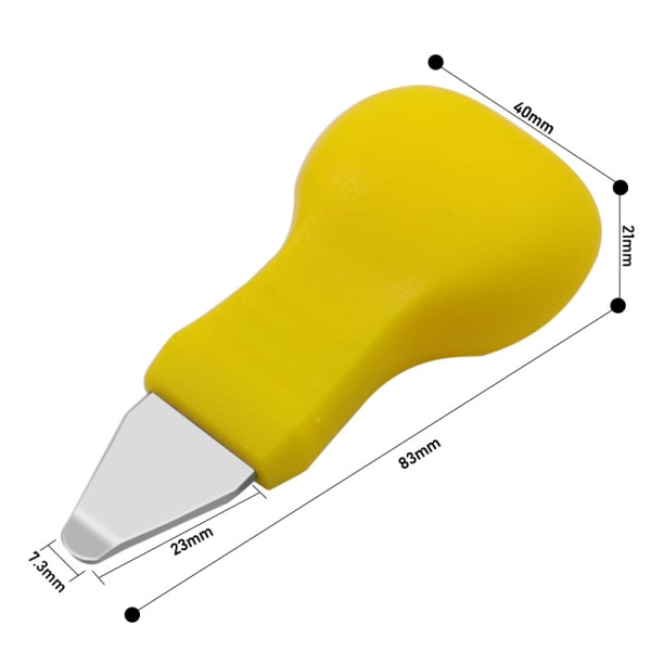 Klockverktyg - batteribyte, klockbatteribyte - boettöppnare, gul 4 stilar A, B, C, D