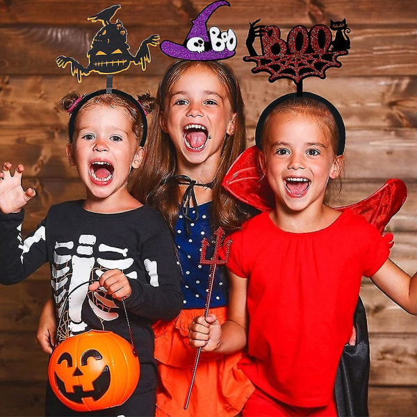 6 stk. Halloween Pandebånd, Til Halloween Fest, Kostume, Trick Or Treating, Cosplay Dekoration A