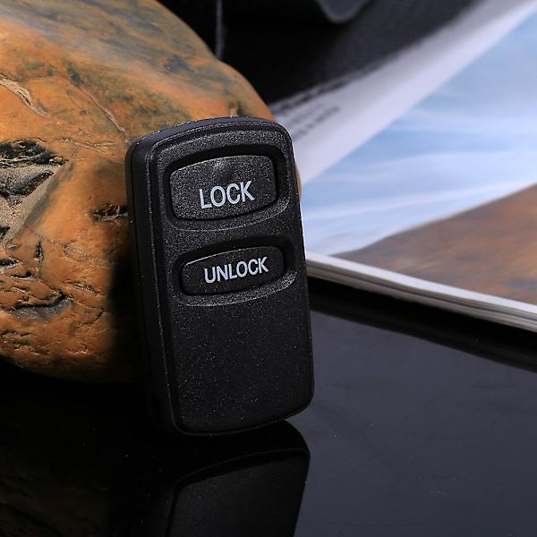 Fjernbetjening til bil med 2 knapper, nøgleskal, cover, etui til Mitsubishi Eclipse Lancer Outlander 2 knapper