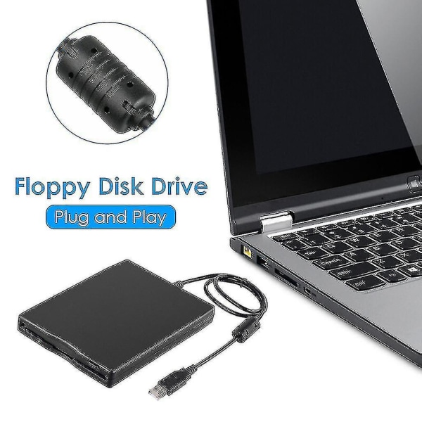 3,5 tommer USB mobil diskettedrev bærbar 1,44 MB ekstern diskette FDD--