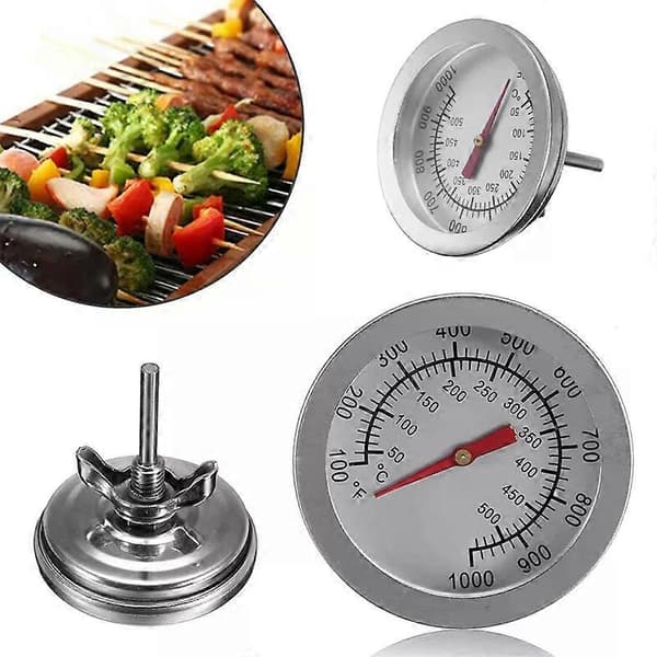Rustfrit Stål BBQ Røgegrill Termometer Grill Termometer Madsonde Grill Ovn Hjem Køkken Tilbehør