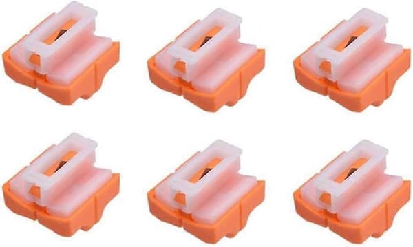 6 stk. Papirkutterblader Erstatning Papirkutter Blader Refill Håndverk Papirkutter Land Erstatning for A4 Papirkutter (Oransje)