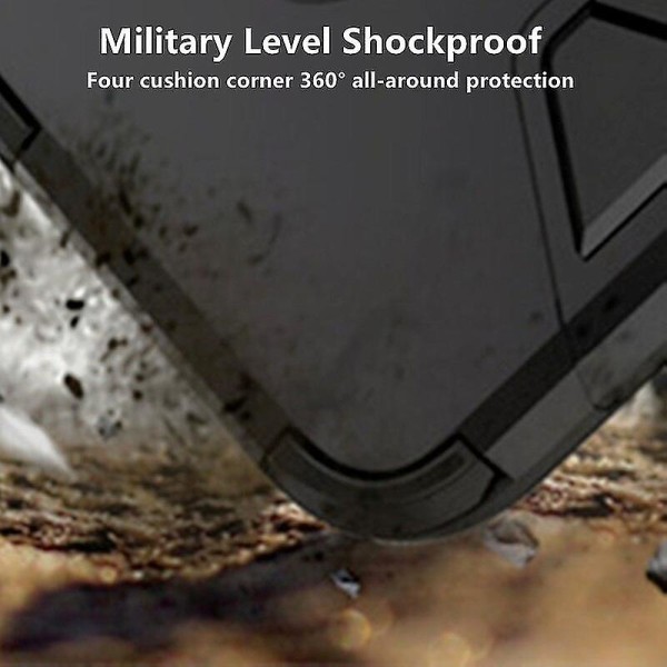 Armor Militær Grade Støtsikkert Heavy Duty Etui Kompatibel Xiaomi Mi 13 Pro/xiaomi Mi 13 Med Kickstand Black Xiaomi 13 Pro