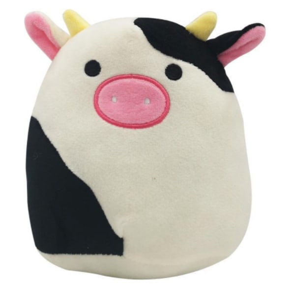 20 cm Squishmallow Pude Plyslegetøj PINK DOG PINK DOG cow black and white