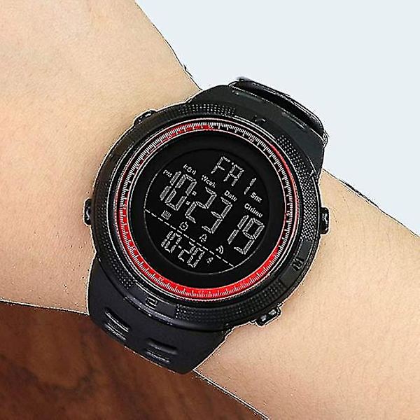 Herre Outdoor Sports Watch Digital Elektronisk Militær Tælling