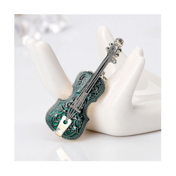 Vihreä konsertti emali neula viulu vaatteet rintakorut rintakorut söpöt  soittimet korut lahja 7831 | Fyndiq