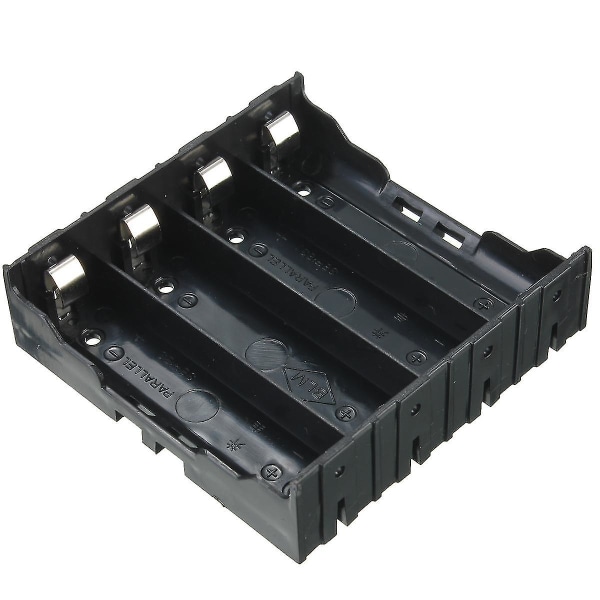 Hmwy-2 stk Plast batteriholder holder oppbevaringsboks for 4 stk 18650 3,7v oppladbare batterier