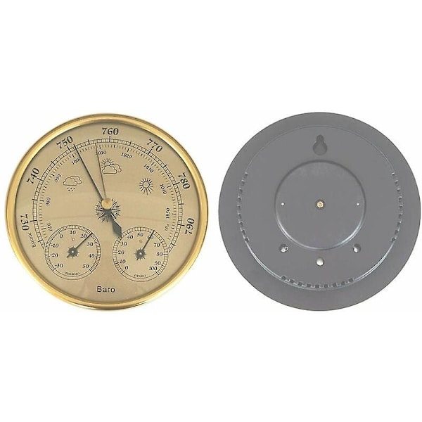 Instrument Barometer Termometer Hygrometer Tre I En