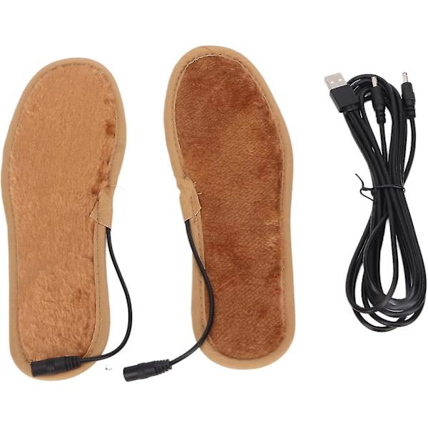 USB-opvarmede indlægssåler, opvarmede fodvarmere i kulfiber