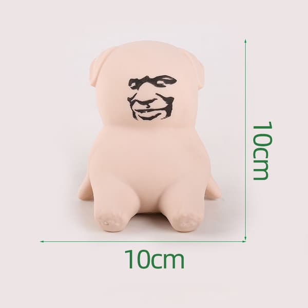 Elastisk Svampe Blød Udtryk Pakke Dekompression Legetøj Udluftningsdukke Beige emoticon pack 1
