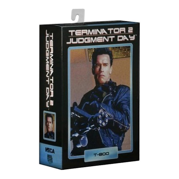 Terminator 2 Judgment Day T-800 Arnold Actionfigur Leksaksmodell för Present