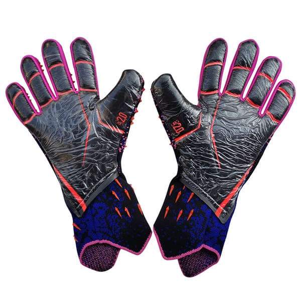 Målmandshandsker Fodboldhandsker red blue 8号