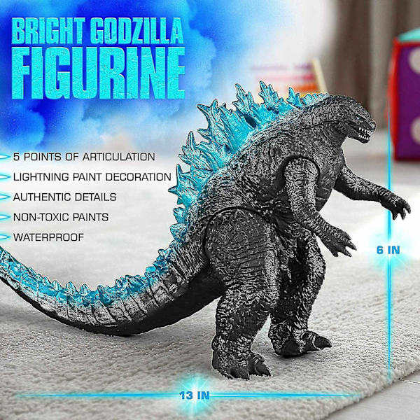 2021 Godzilla Actionfigur 12\" Hode til Hale Actionfigur Leker for B