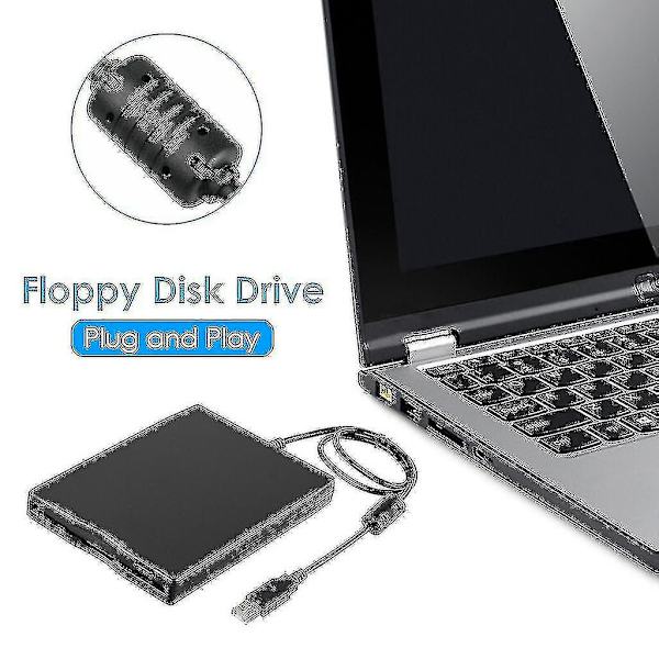 3,5 tuuman USB-mobiililevyasema, kannettava 1,44 Mt:n ulkoinen levyke FDD