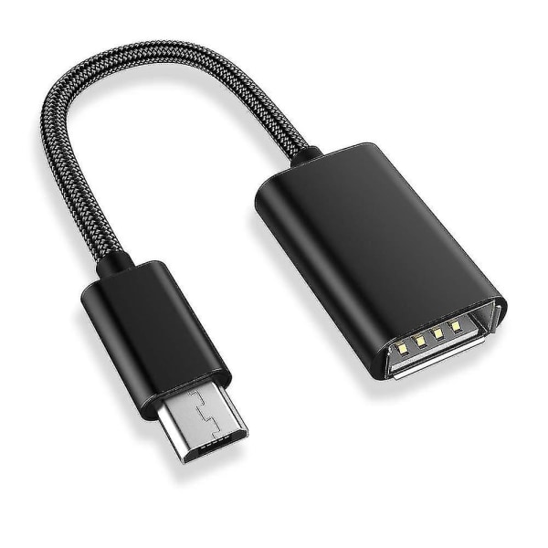 2-pakning Micro Usb til Usb, usb 2.0 Micro Kabeladapter