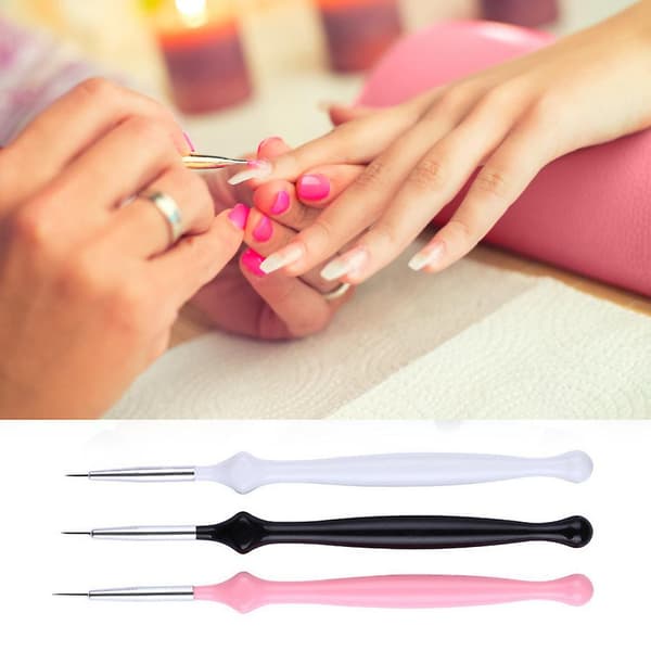 3-pack konstlinjerpenna för nagelkonst