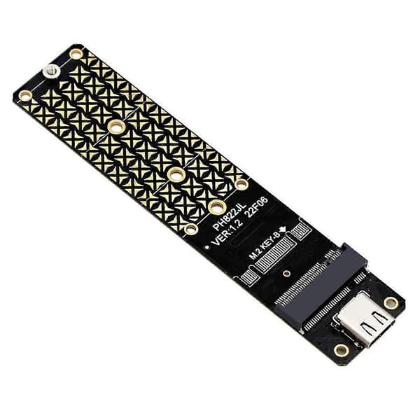 M.2 NVME USB 3.1 -sovitin M.2BKey C -kiintolevysovitin 10 Gbps M.2 NGFF SATA -SSD-levylle 2