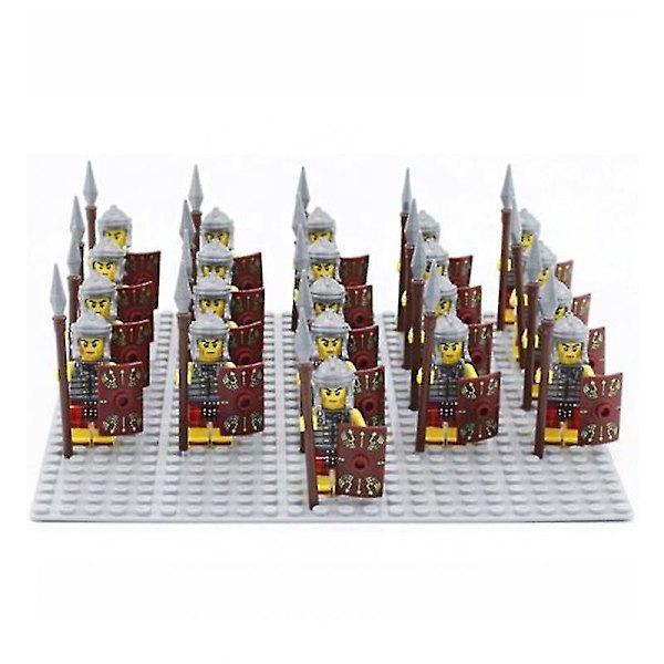 21-dels set Romerska Militär Centurionsoldater Minifigurer Armé