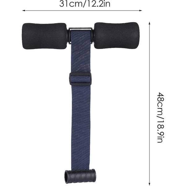 Nordic Hamstring Curl Strap, 10 Sekunders Oppsett Nordic Curl For Ab, Spanske Knebøy, Razor Curl