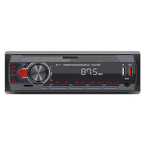 Bluetooth-kompatibel Stereo Bilradio Cd-afspiller Aux In-dash Bil Mp3 Audiosystem Universal Bil Audio