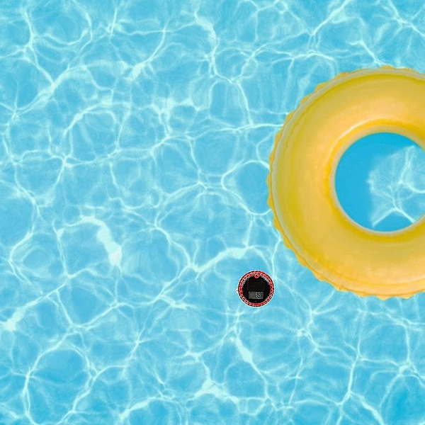 Flytande trådlös sol wifi termometer termometer, flytande sol pool termometer