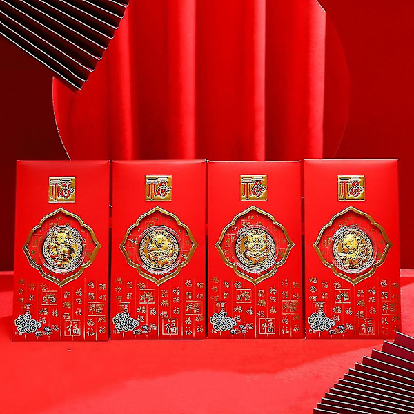 Tiger Year Gold Coin Red Packet Seal New Year Red Packet Gol