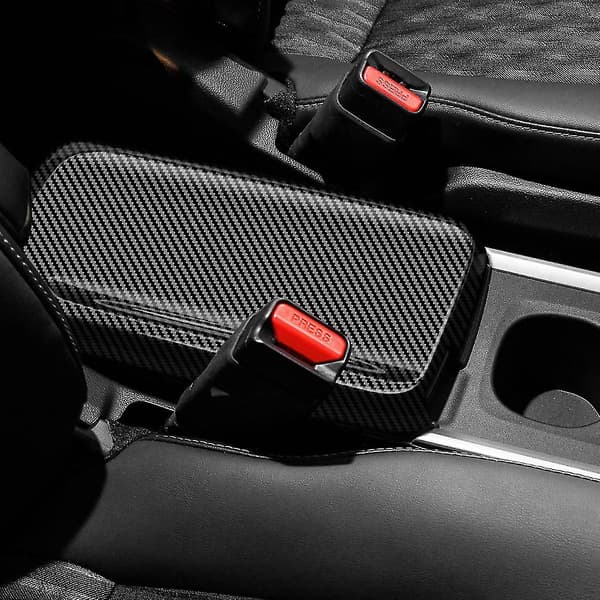 Bil Karbonfiber Midtkonsoll Armleneboks Panel Deksel Trim Dekor Klistremerker For Voxy Noah 90 Serie