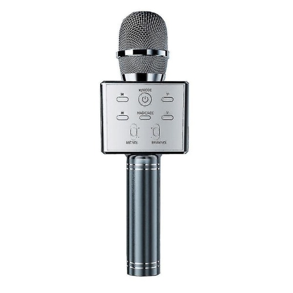 Renekton trådløs Bluetooth karaoke mikrofon til børn silver