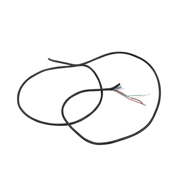 Skjermet 4-leder tilkoblingskabel for gitarmikrofon 24awg 3m lengde gitardeler
