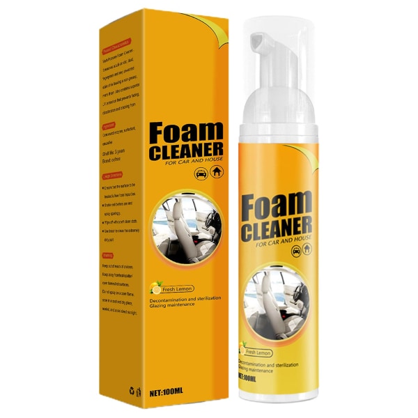 Multi Purpose Foam Cleaner Spray Kraftfull fläckborttagning för hembilsinredning 2