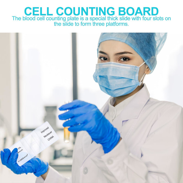 Xtool Hemocytometer Trombocyter Plast Cell Counting Board Wbc Chamber Neubauer Chamber Rbc Blood Counting Board