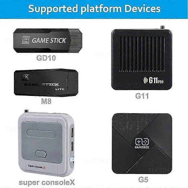 2 st 2,4 GHz Trådlös Gamepad Handkontroll För Spelkonsol Gd10 / M8 / G5 / G11 Pro Spelbox Videospels Konsol Kontroll [PB]
