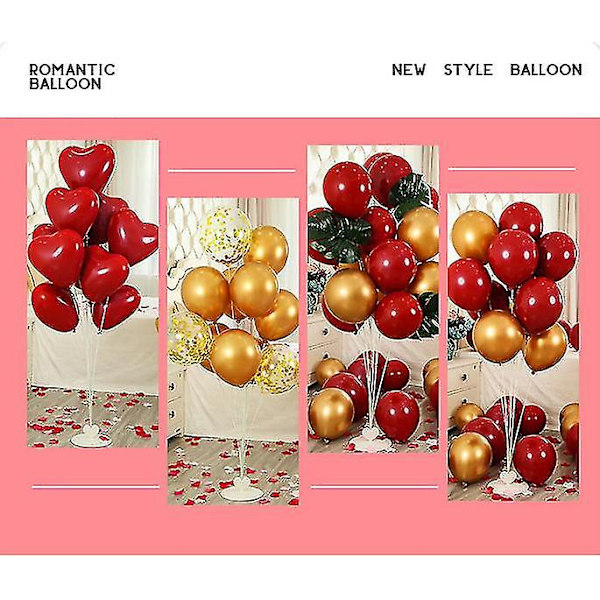 Bordballonstativ Kit Ballonholdere (70cm 7 Kuglesøjle)