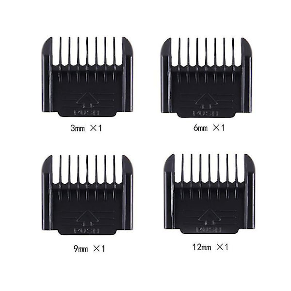 Elektrisk klipper tilbehør, 4 stk. klippegrænsekamme, guide, tilbehør, barber, udskiftning (3