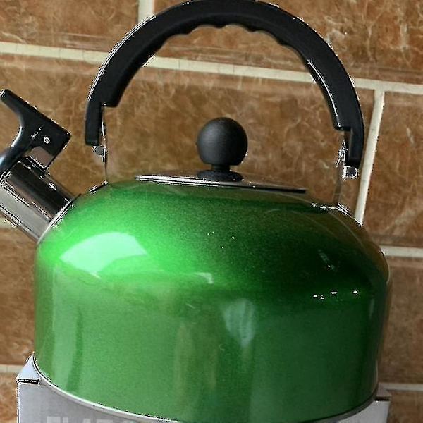Hem Visselpipa Vattenkokare För Gasspis 3l Rostfritt Stål Flaska(röd)