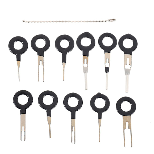 11 stk./sæt Terminalfjernelsesværktøjer Bil Elektrisk Kabel Krympekit